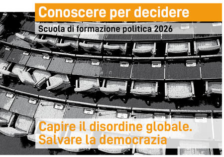locandina  Conoscere per decidere: Scuola di Formazione Politica 2026