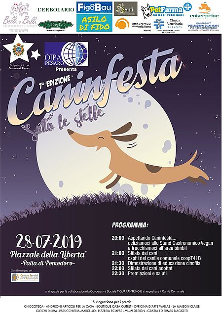 Caninfesta sotto le stelle 2019
