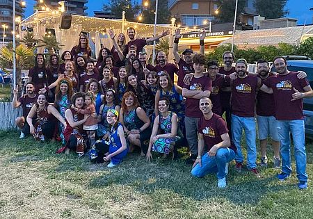 foto di gruppo organizzatori evento