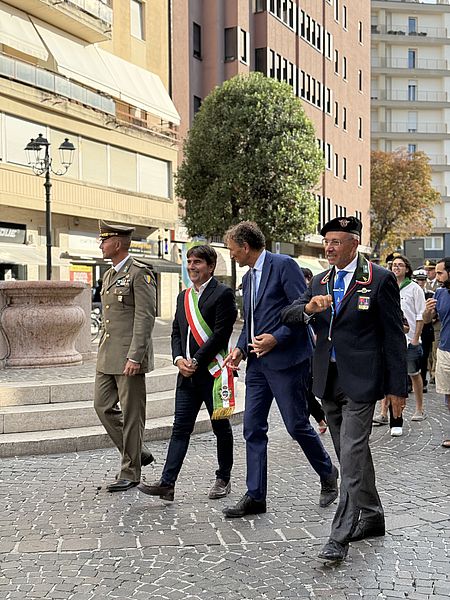 Pesaro celebra la Liberazione della città dal nazifascismo Biancani con autorità