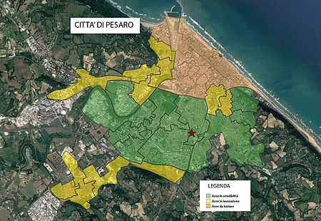 mappa di Pesaro