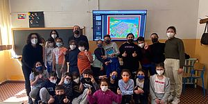 Vimini in classe con bambini