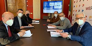 Ricci Ucchielli e organizzatori del progetto