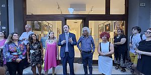 Inaugurazione della Galleria Rossini di Pesaro