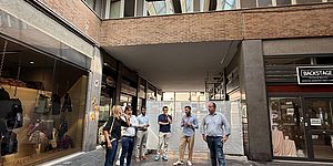 Lavori galleria Roma