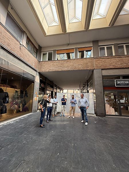 Lavori galleria Roma