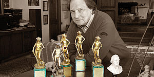 Ortolani con i David di Donatello