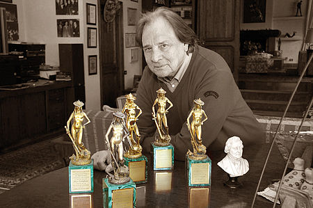 Ortolani con i David di Donatello