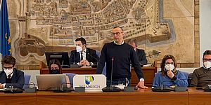 Ricci in sala Consiglio Comunale