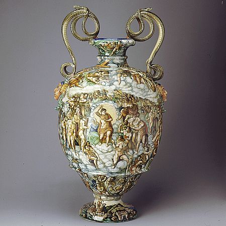 Ferruccio Mengaroni, Giudizio Universale, 1918 maiolica