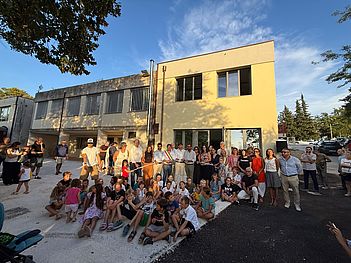 L'inaugurazione della scuola primaria Rossini di Monteciccardo ampliata e riqualificata dal Comune