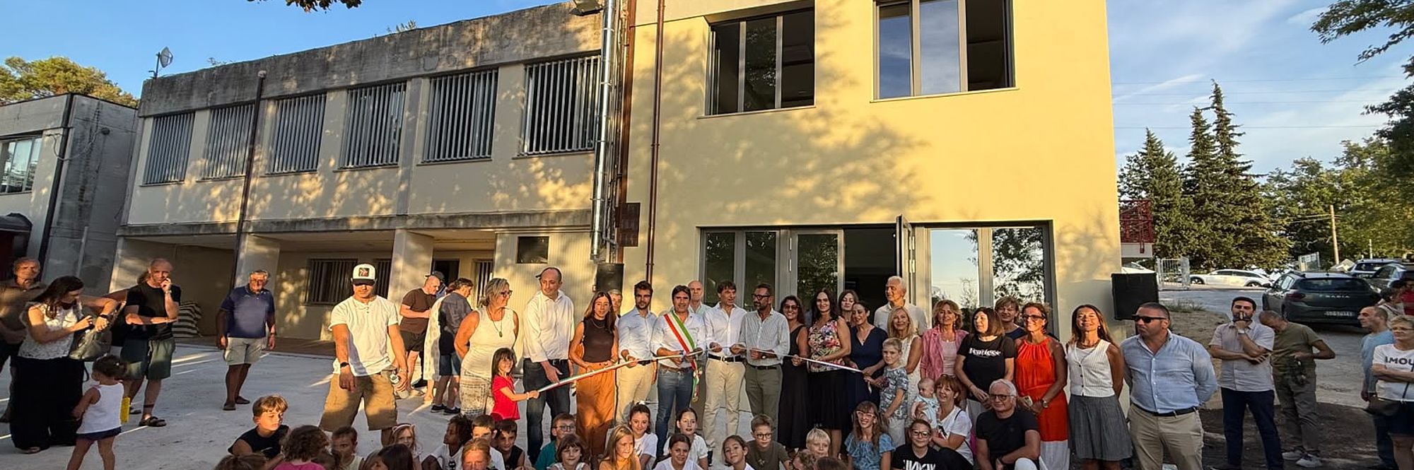 L'inaugurazione della scuola primaria Rossini di Monteciccardo ampliata e riqualificata dal Comune
