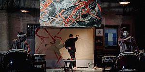 Suonatori di tamburi Giapponesi