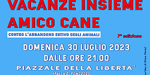 Locandina Vacanze insieme amico cane 2023