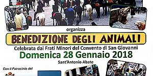 benedizione animali locandina