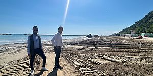 Biancani e Pozzi in spiaggia