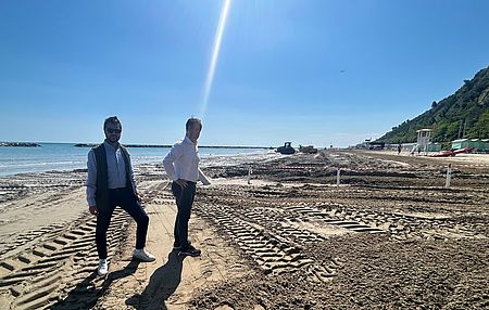 Biancani e Pozzi in spiaggia