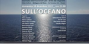 Sull'Oceano. Giornata internazionale per i diritti dei migranti. Locandina