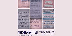 particolare immagine locandina 6 particolari di documenti d'archivio