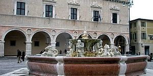 'La Pupilla' fontana di Piazza del popolo