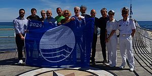 Capitano di Fregata Clarissa Torturo, i rappresentanti di confartigianato Riccardo Giuliani e di CNA Antonio Bianchini, il dirigente Gianni Galdenzi e le Posizioni organizzative Davide Venturi e Marco Scriboni, mentre per il Consorzio di Ponente Antonella Baronciani, Giacomo Gaudenzi e Simone Baldassari.