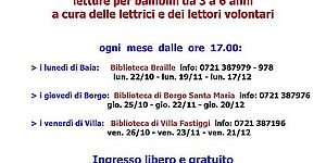 Locandina appuntamenti Nati per leggere