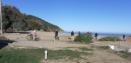 Linea Verde che gira immagini alla Baia Flaminia