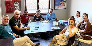 Pandolfi e rappresentanti atri enti partecipanti al progetto