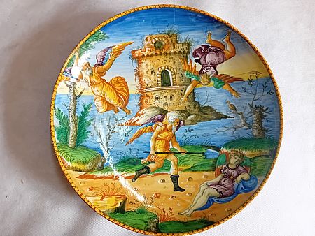 Icaro, Urbino - Orazio fontana, 1540-1560. Pesaro, Musei Civici inv. 4362