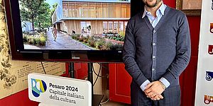 Pozzi con nel video il rendering dell'Anna Frank