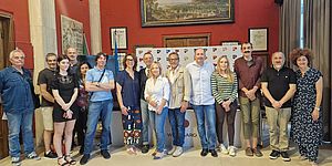 Vimini con organizzatori di Pesaro 2024