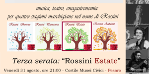 Locandina "Le quattro stagioni di Rossini"