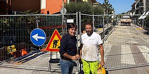 Biancani con operaio