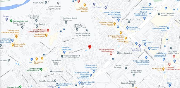 mappa palestra scuola manzoni