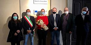 Sotto la Targa "FO Rame" Ricci Vimini ed altri