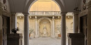 Pesaro. Corte Palazzo Almerici