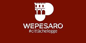 Logo WePesaro città che legge