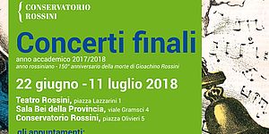 Locandina Concerti finali 2017/2018