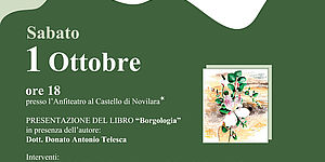 Borgologia'. Presentazione libro, locandina