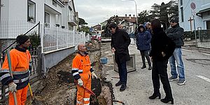 Via lavori a Case Bruciate