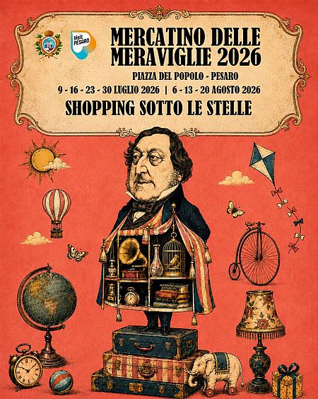 Locandina mercatino delle meraviglie in occasione di Shopping sotto le stelle 2026