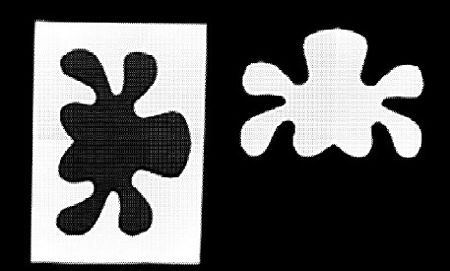 Immagine di fogli di carta con diverse forme