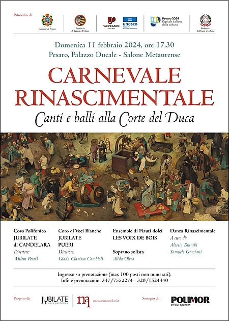 Locandina carnevale rinascimentale
