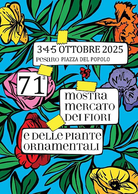 Locandina Mostra mercato dei fiori 2025