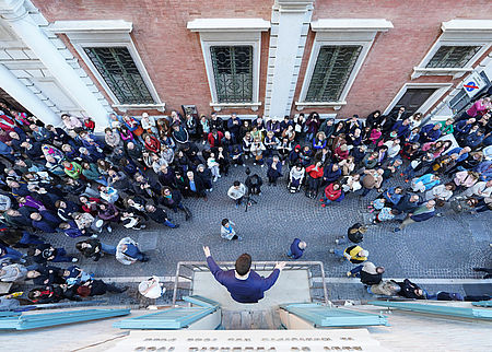 Concerto dal balcone