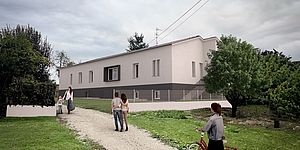 rendering ex Stazione di posta rinnovata