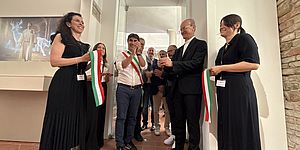 Inaugurazione Sala Multimediale; il sindaco Biancani: «Dobbiamo volare alto valorizzando i mosaici del Duomo, un patrimonio di livello mondiale capace di appassionare tutti»