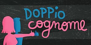 scritta "doppio cognome"
