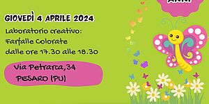 Laboratorio farfalle colorate