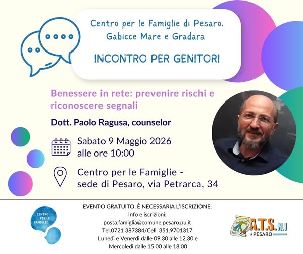 Locandina di Benessere in rete:prevenire rischi e roconoscere segnali